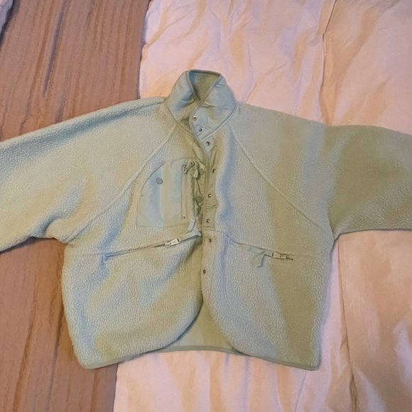 Free People Hit the Slopes Fleece Jacket M - Picture 4 of 9